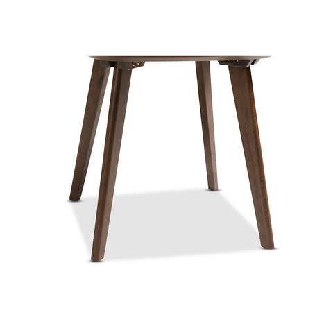 Urban Designs Dahlia Mid-Century Modern Walnut Wood End Table