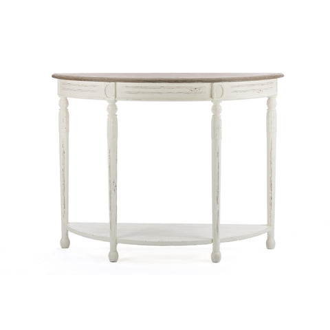 Urban Designs Vologne Traditional White Wood French Console Table