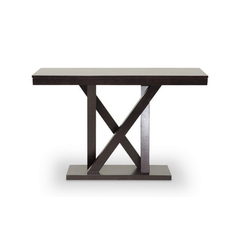 Urban Designs 30-Inch Everdon Dark Brown Modern Sofa Table