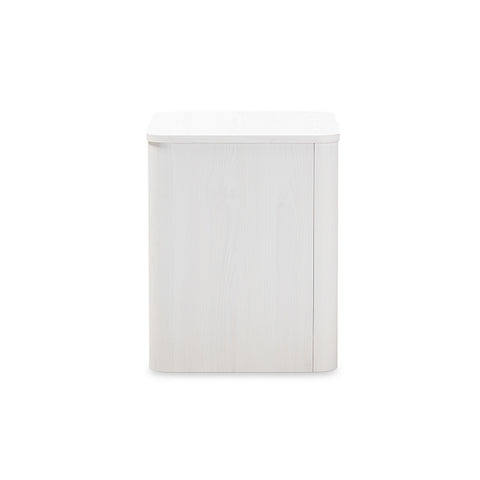 Urban Designs Carlingford Modern and Contemporary Whitewashed Wood Nightstand