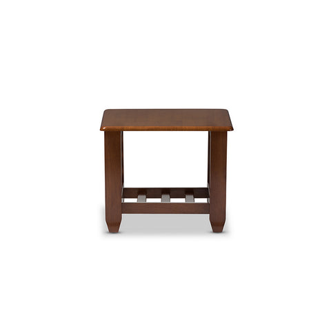 Urban Designs Larissa Modern Cherry Finished Brown Wood End Table