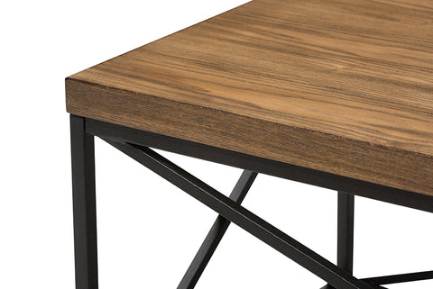 Urban Designs Holden Vintage Industrial Antique Bronze Coffee Cocktail Table