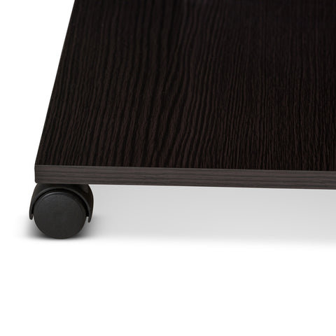 Urban Designs Suzanna Wooden Coffee Table in Wenge Brown Finish