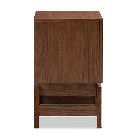 Urban Designs Old TV Style Nightstand With Drawer and Shelf