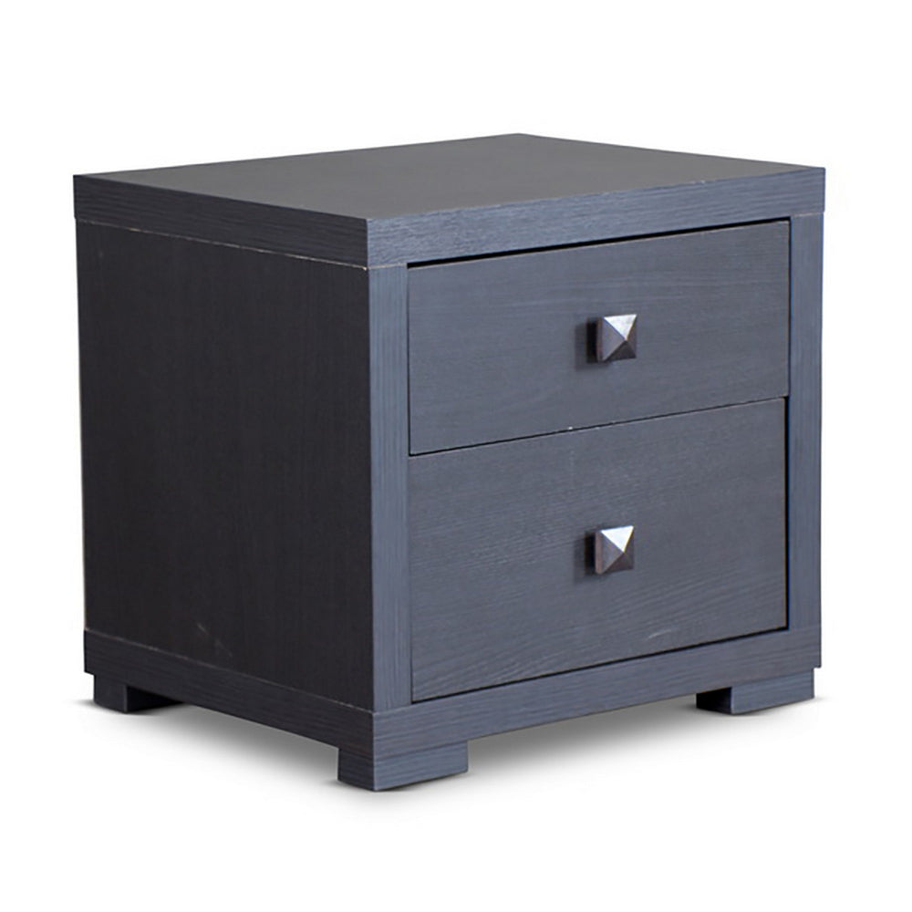 Urban Designs 2-Drawer Nightstand - Espresso