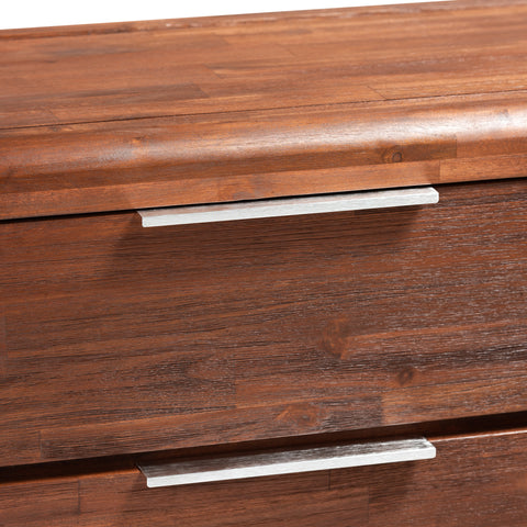 Urban Designs Torrie 6-Drawer Wooden Dresser - Brown Oak