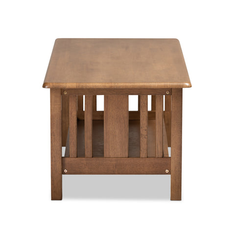 Urban Designs Ripley Rectangular Wood Coffee Table - Brown