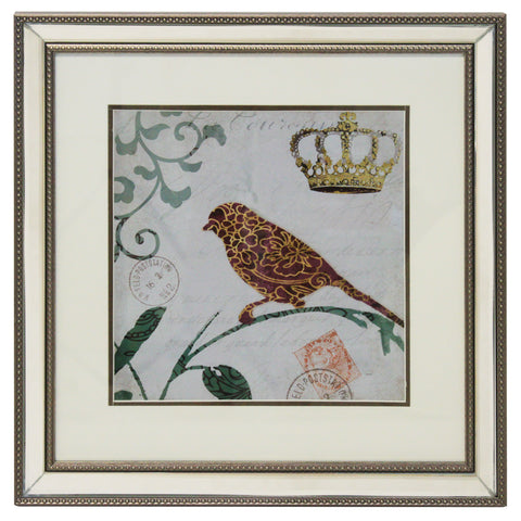 Urban Designs Morning Birds Square Decorative Wall Art (Set of 2)