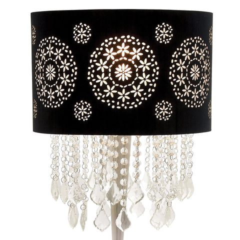 Urban Designs Contemporary Parisian Glass Pendant 35" Table Lamp