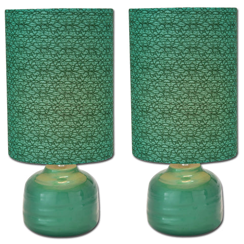 Urban Designs Sofia Ceramic Table Lamps - Set of 2