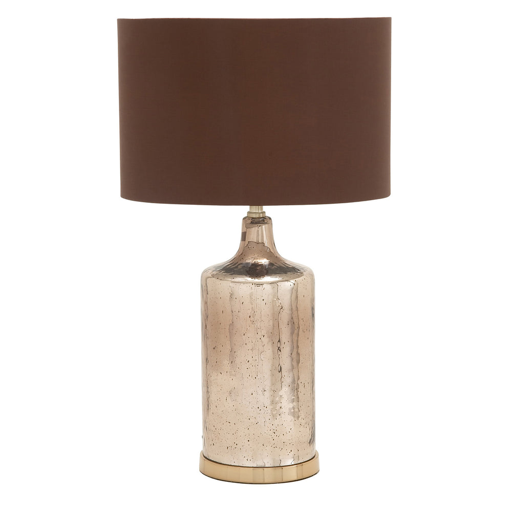 Urban Designs Distressed Gold 23" Glass Table Lamp
