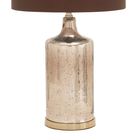 Urban Designs Distressed Gold 23" Glass Table Lamp