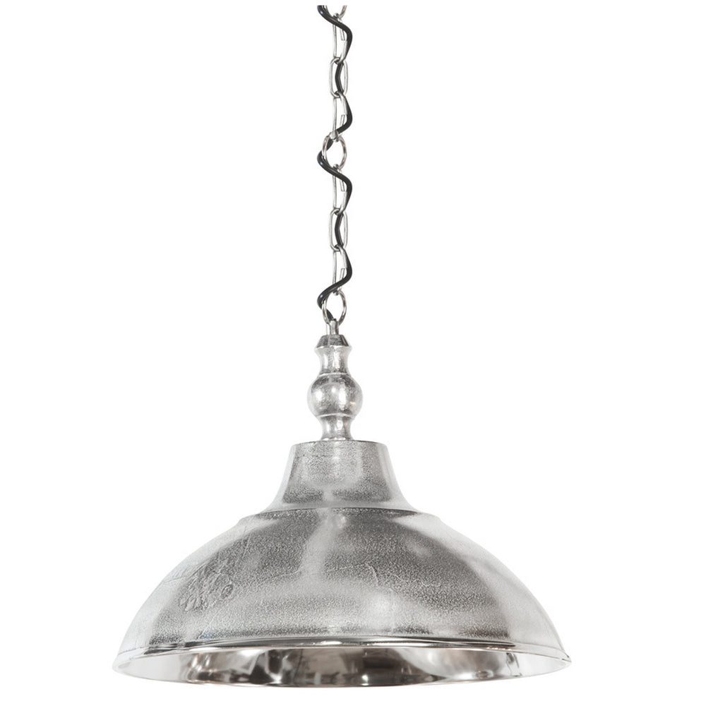 LightMakers UNIKE Hanging Lamp in Raw Nickel Large - Hanging Lamp ANIEK Raw Nickel