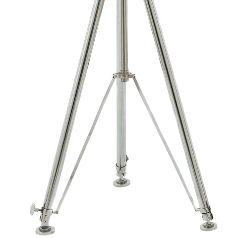 Urban Designs 78" Aluminum Sealight Adjustable Tripod Floor Lamp - Silver