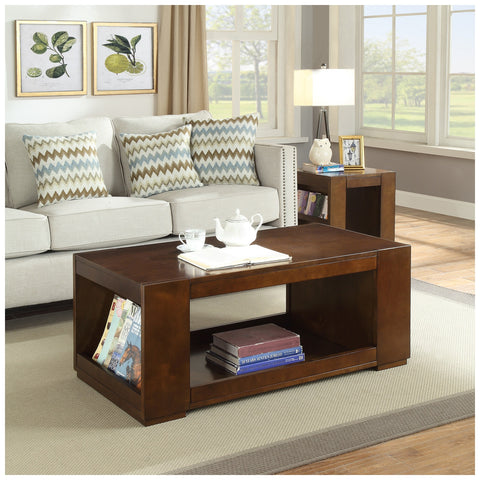 Urban Designs Cosmopolitan 45" L Coffee Table With Storage