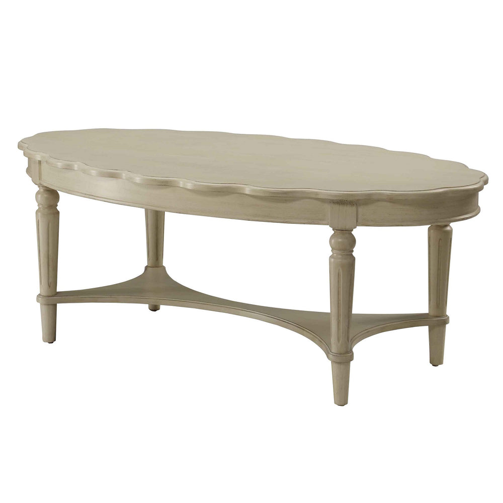 Urban Designs Devine 50" L Coffee Table - Antique White