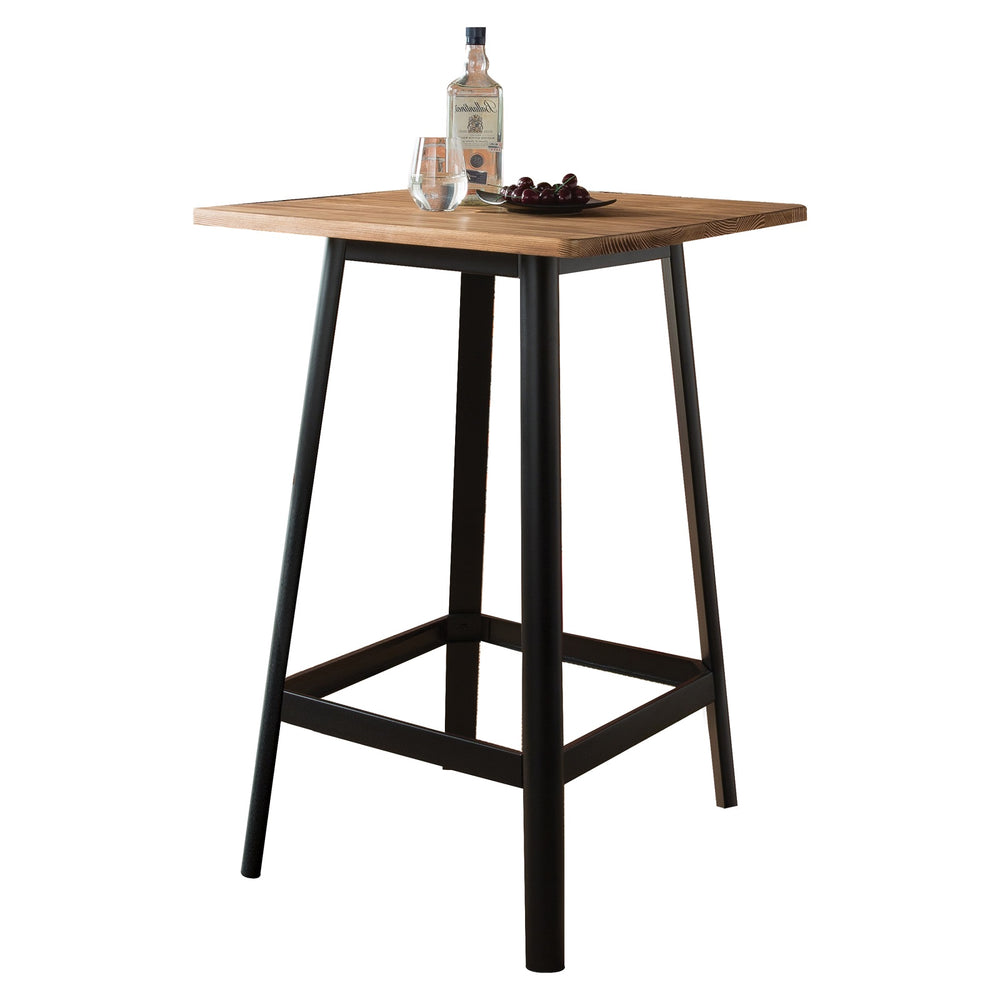 Urban Designs 41" H Metal And Wood Bar Table