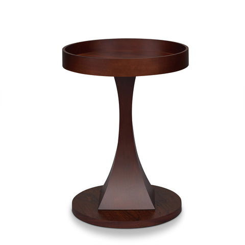 Urban Designs Brandon Pedestal End Table - Walnut