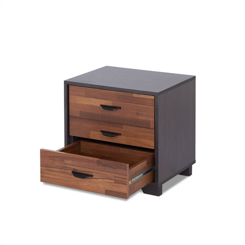 Urban Designs Dore Collection 3-Drawer Nightstand