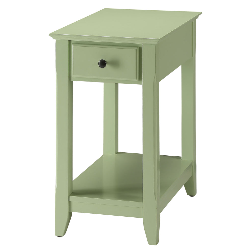Urban Designs Bega Wooden Accent Side Table - Light Green