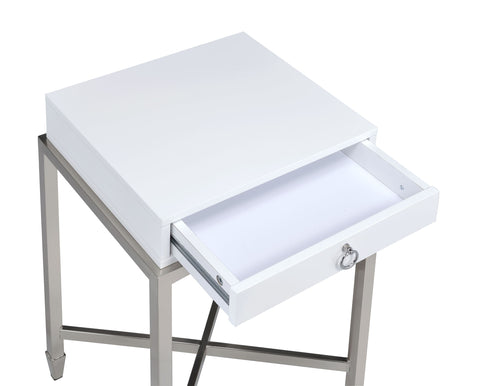 Urban Designs Allura Collection 1-Drawer End Table