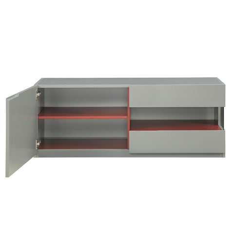 Urban Designs Charming 48" L Console Table - Gray Red