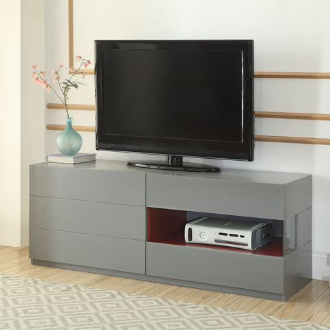 Urban Designs Charming 48" L Console Table - Gray Red