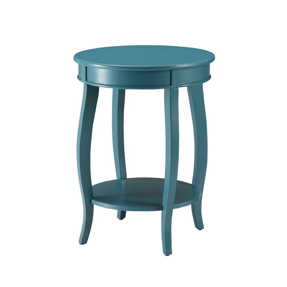 Urban Designs Portici Wooden Accent Side Table - Teal