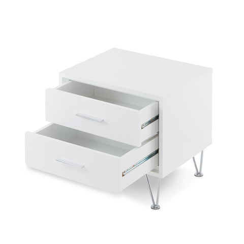 Urban Designs Linear Collection 2-Drawer Nightstand