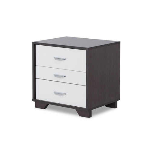 Urban Designs Dore Collection 3-Drawer Nightstand