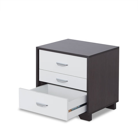 Urban Designs Dore Collection 3-Drawer Nightstand