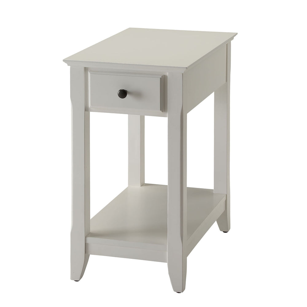 Urban Designs Bega Wooden Accent Side Table - White