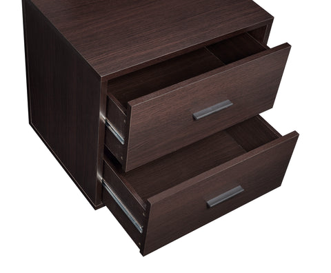 Urban Designs Couler 1-Drawer Nightstand - Espresso