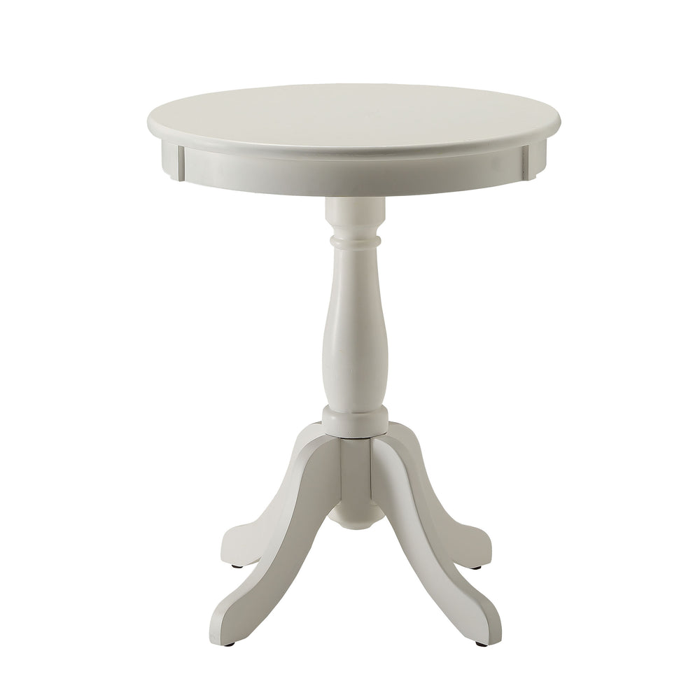 Urban Designs Alanis Wooden Accent Side Table - White