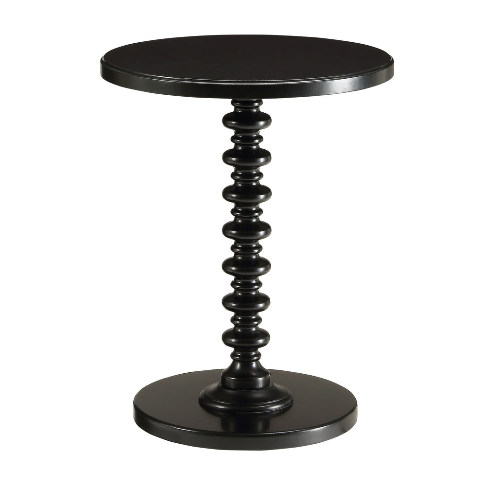 Urban Designs Kostka Wooden Accent Side Table - Black