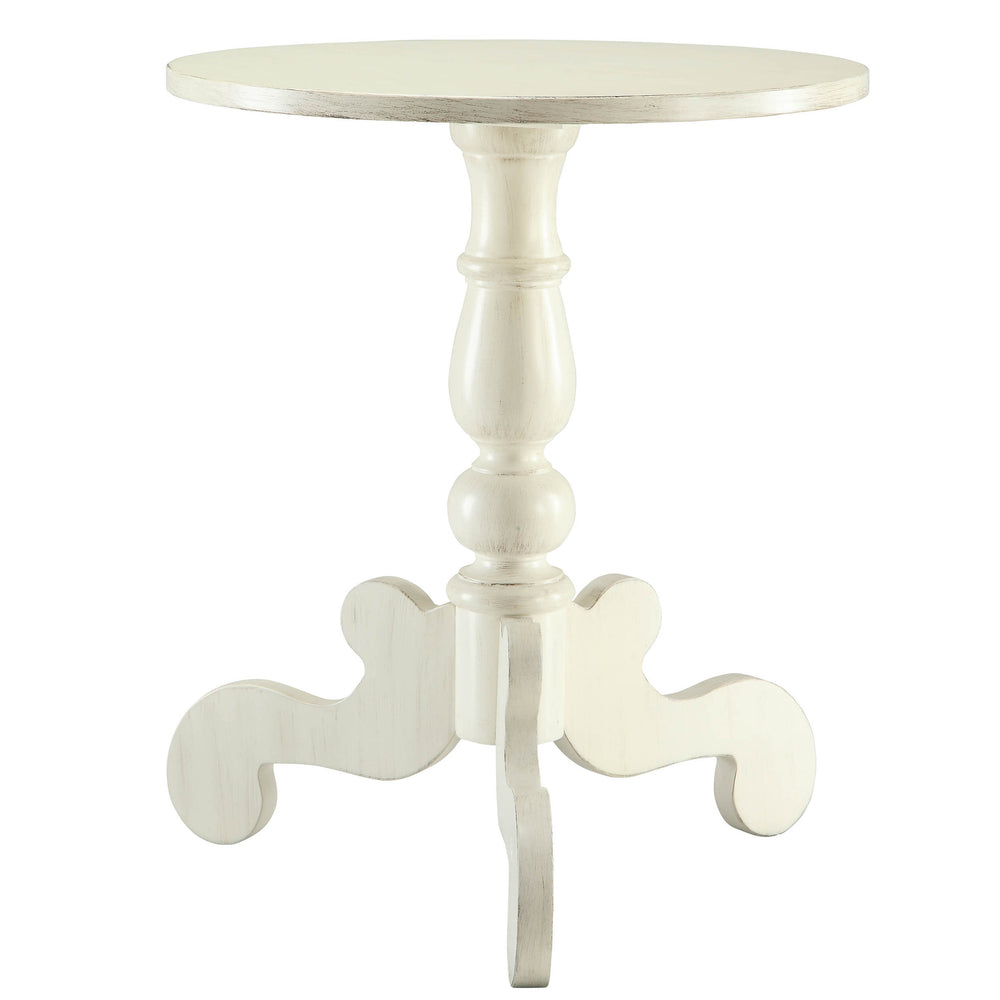 Urban Designs Gala Wooden Accent Side Table - Antique White