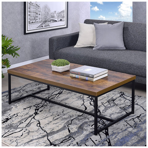 Urban Designs Weathered Oak Finish Coffee Table