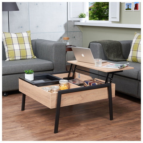 Urban Designs Lift Top Coffee Table With Tray