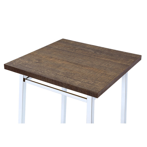 Urban Designs 42" H Chrome Metal Base Bar Table