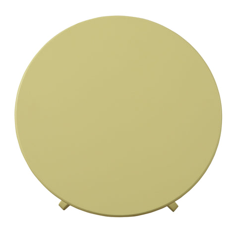 Urban Designs Alanis Wooden Accent Side Table - Light Yellow