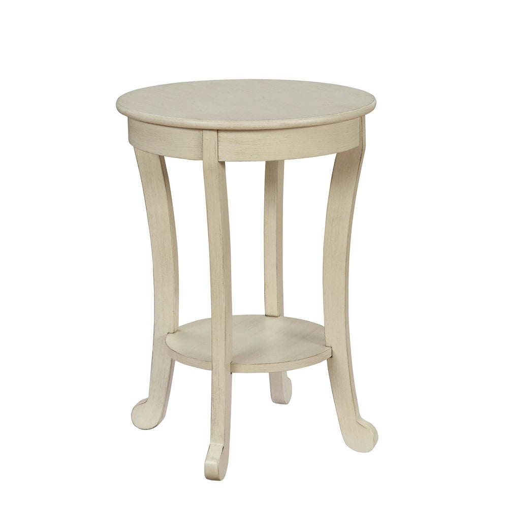 Urban Designs Medan Wooden Accent Side Table - Antique White