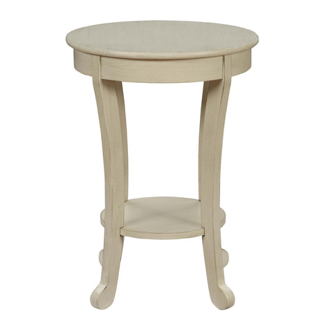 Urban Designs Medan Wooden Accent Side Table - Antique White