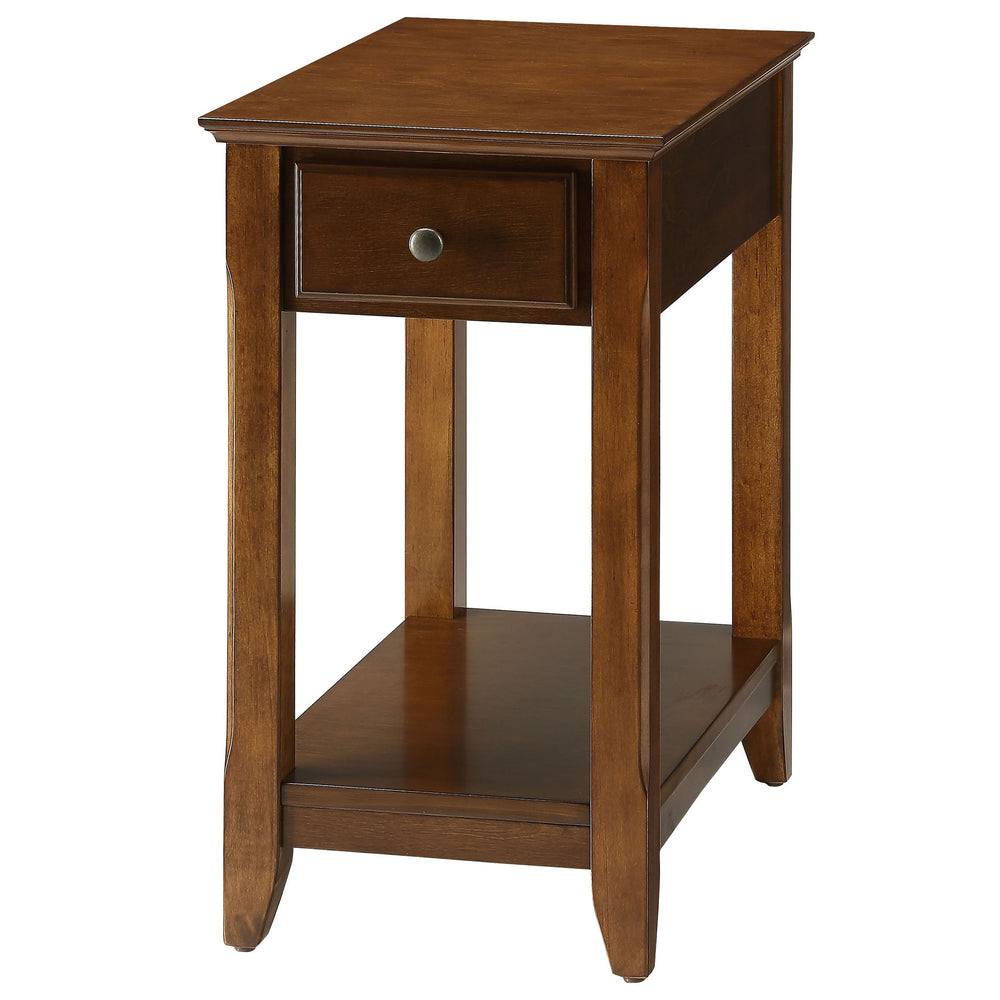 Urban Designs Bega Wooden Accent Side Table - Walnut