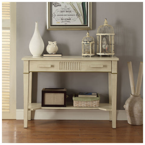 Urban Designs Console Table - Antique White