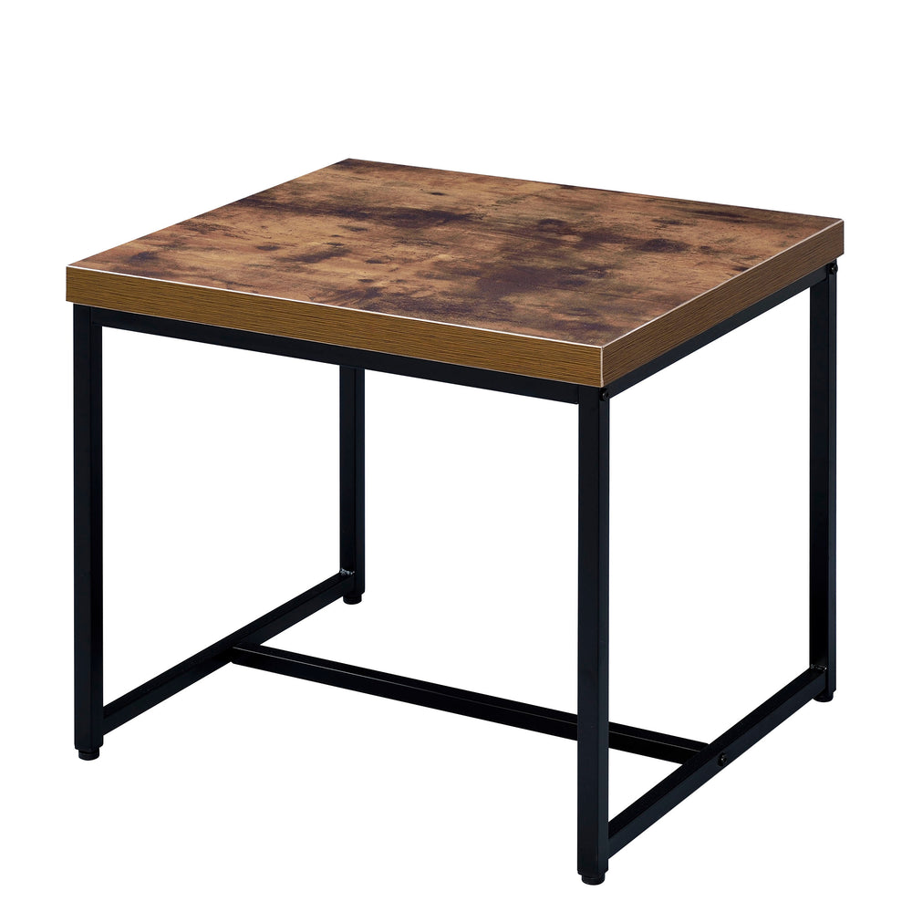 Urban Designs Alaterra End Table - Weathered Oak