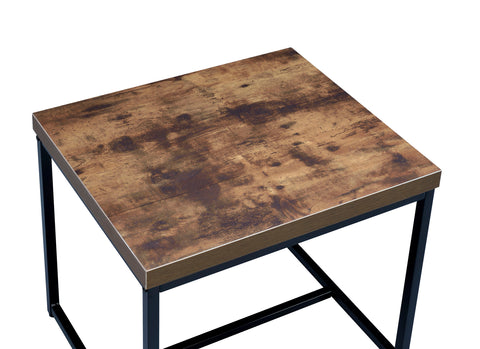 Urban Designs Alaterra End Table - Weathered Oak