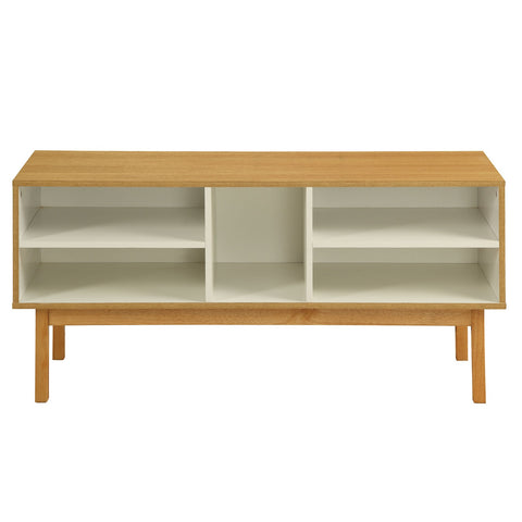 Urban Designs Console Table - Natural and Ivory