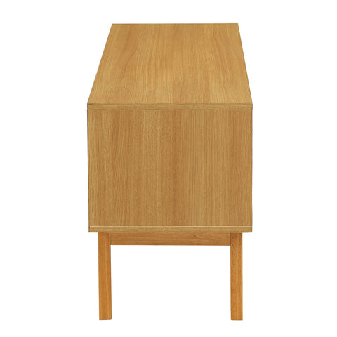 Urban Designs Console Table - Natural and Ivory