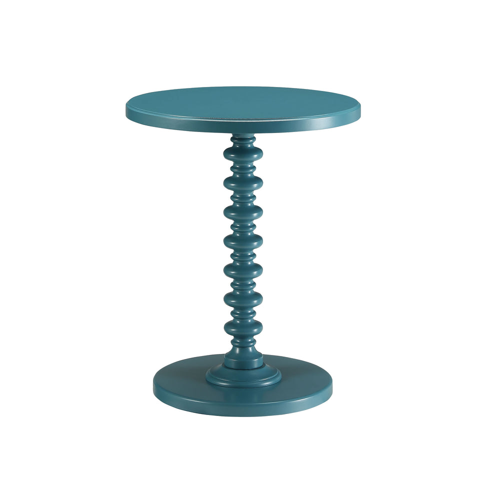 Urban Designs Kostka Wooden Accent Side Table - Teal
