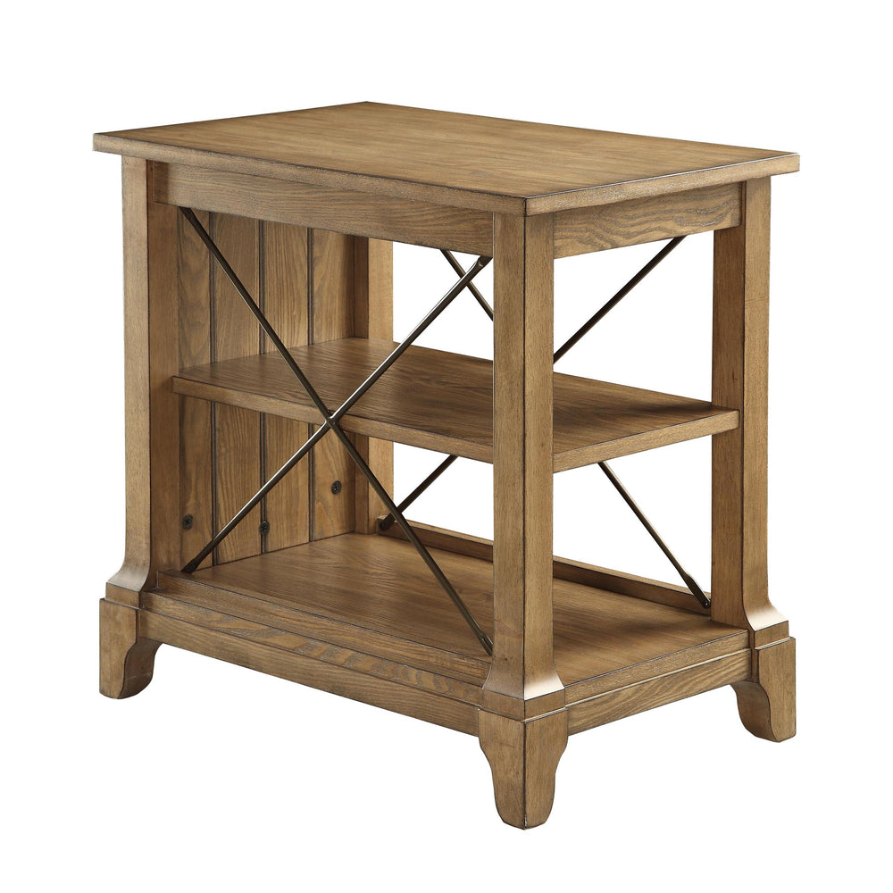 Urban Designs French Provincial Design 3-Tier End Table - Oak
